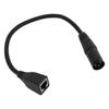 3 Pin XLR Male to RJ45 Female Adapter Cable OFC PVC XLR Male to RJ45 Ethernet Connector for DMX CON Controller Series