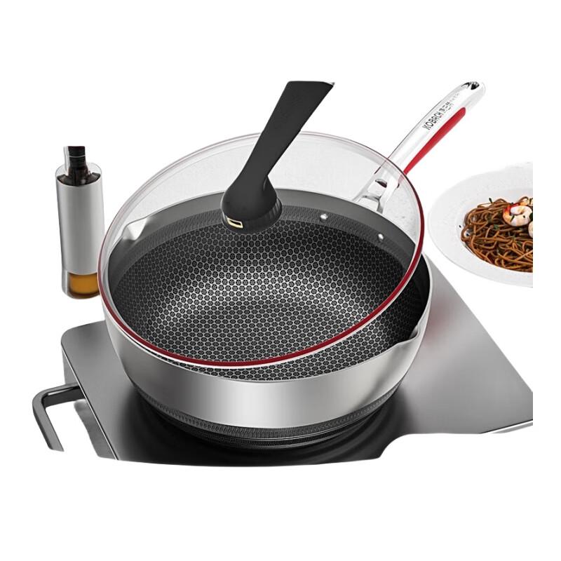 KABACH 5th Gen 316L Stainless Steel Honeycomb Non-stick Frying Pan