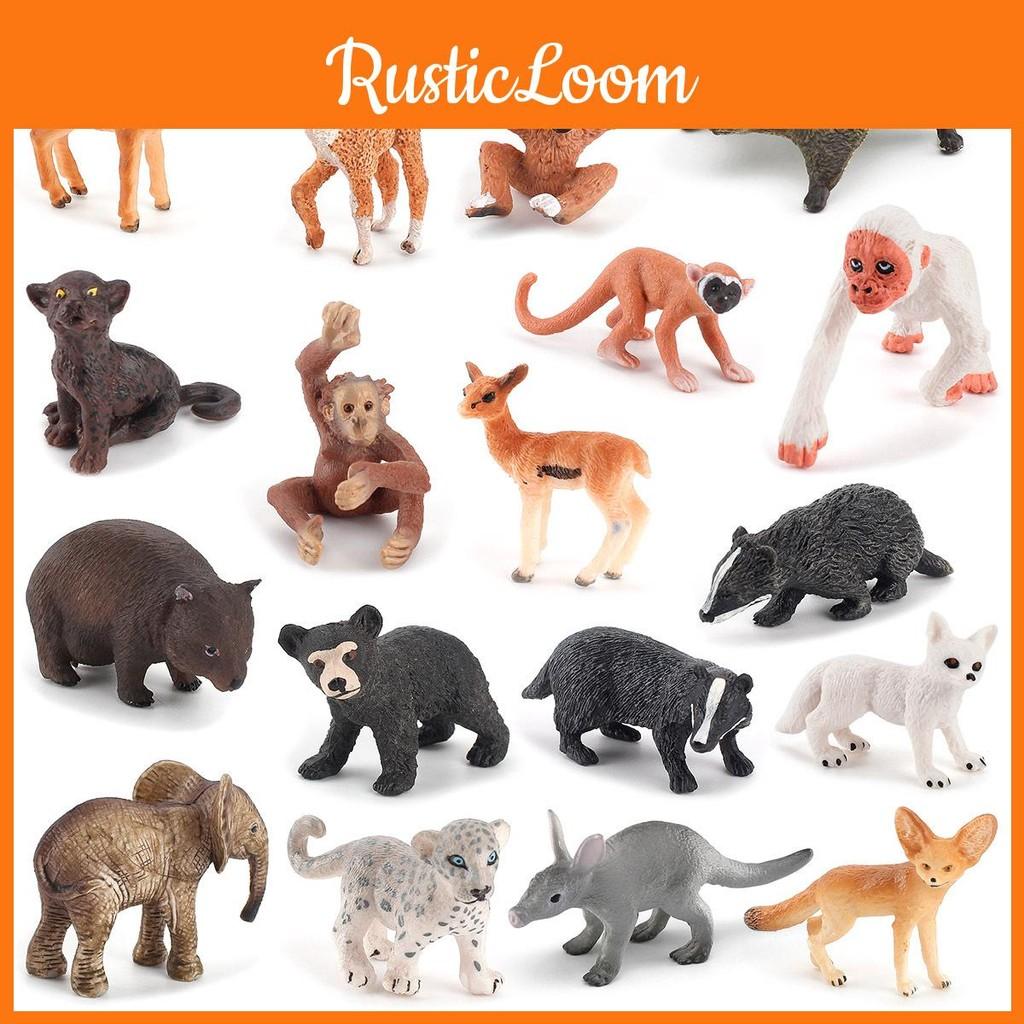 Badger Realistic Deer Animal Action Figures Pvc Toy For Childrens Decor Learning