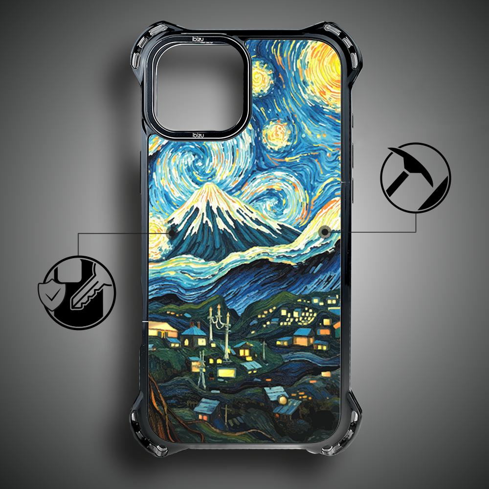 Etui Do Iphone 15 Plus Ibizu Dropguard Ultra Z Magsafe, Van Gogh, Gwieździsta Noc