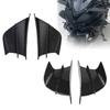 Universal Motorcycle Aerodynamic Winglet Carbon Fiber Style Side Wing Spoiler for Yamaha R15 R3 R6 BMW S1000RR Honda CBR,Easy Adhesive Install