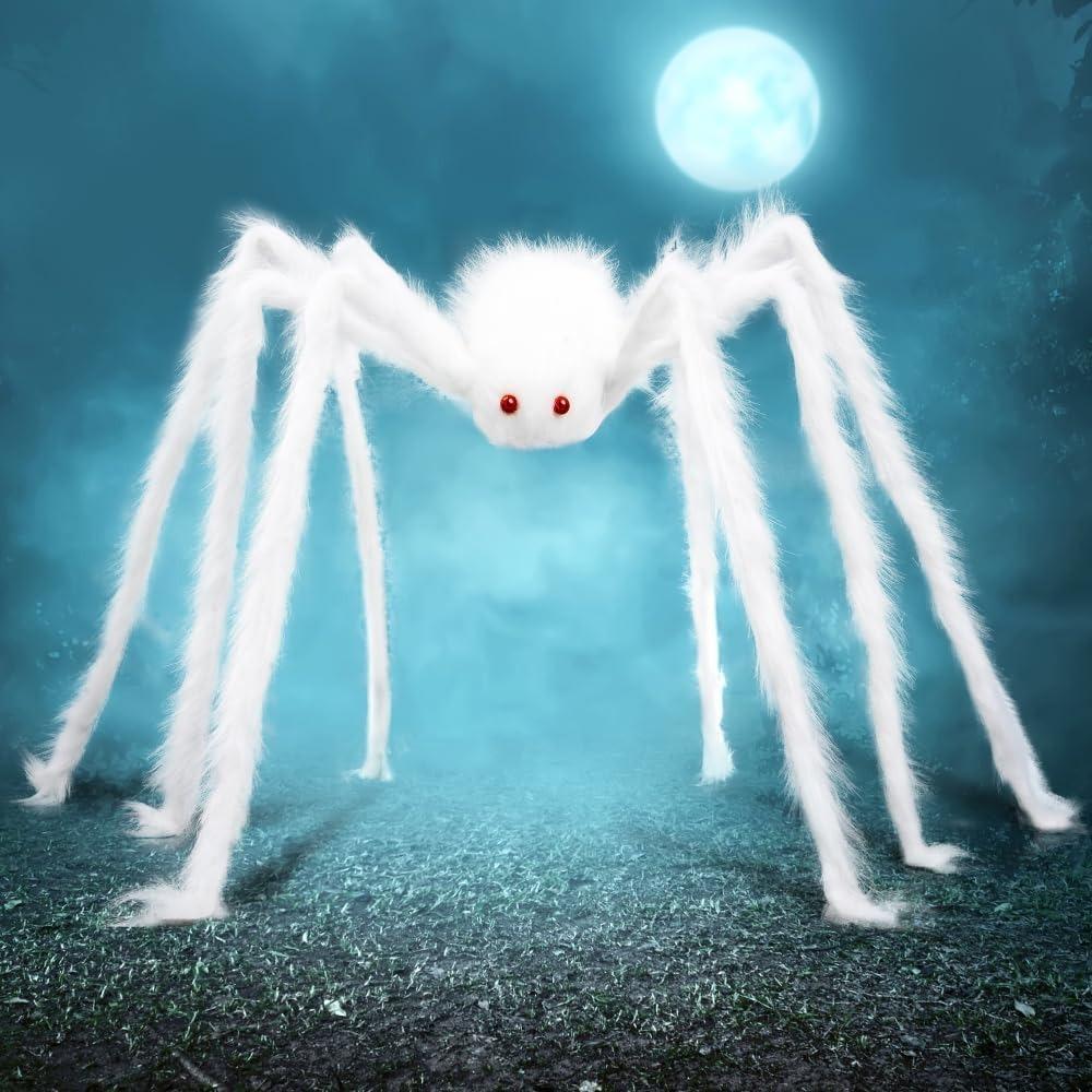 Halloween Outdoor Decorations Giant Spider for Yard Lawn Garden Patio Scary Halloween Indoor Haunted House Prop Home Party Decor 5