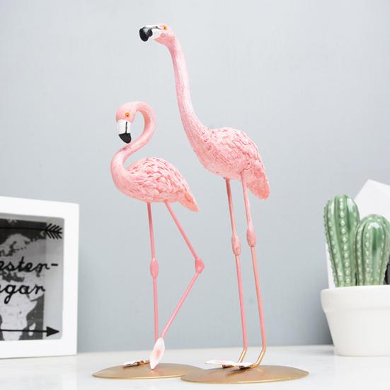 Cute Pink Flamingo Ornament Crafts Table Home Party Birthday Decoration Gift