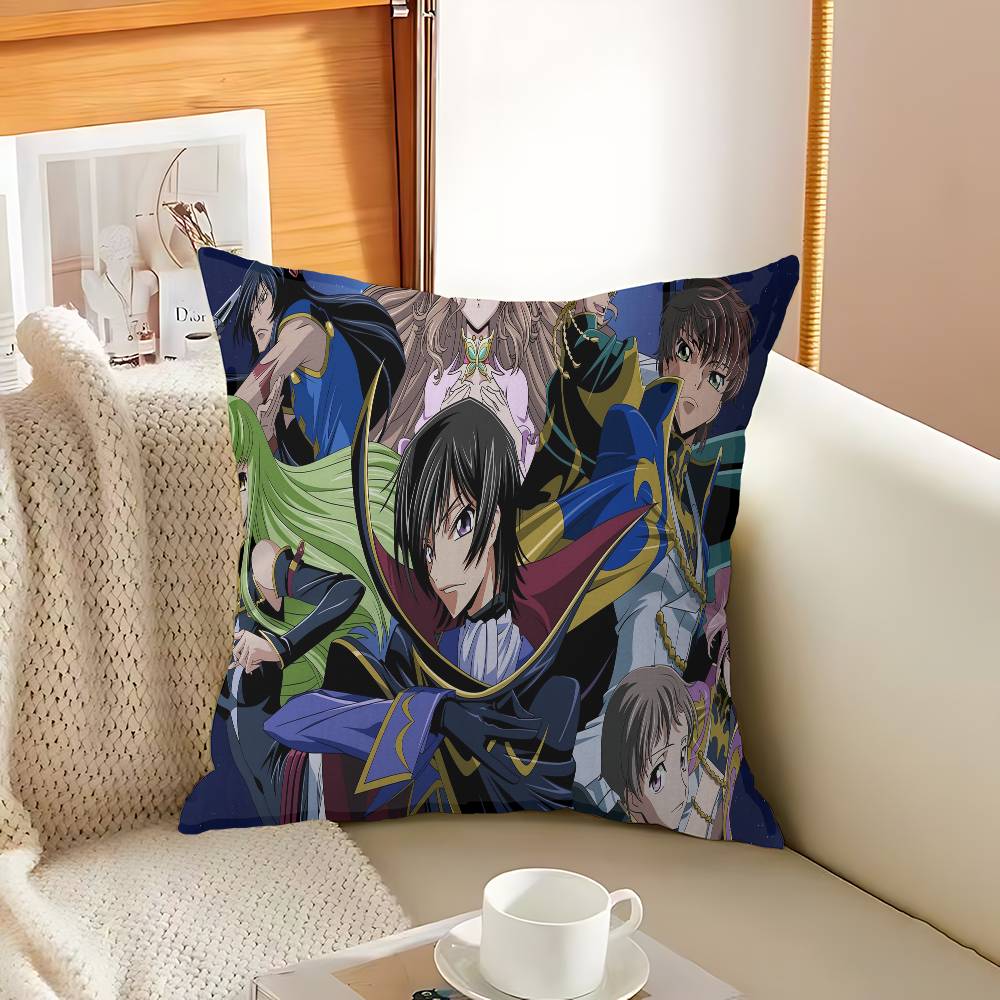 Anime Julius Kingsley Code Geass Pillow Cover for Bedroom Room and Living Room Sofa Decorative Cushion Cover