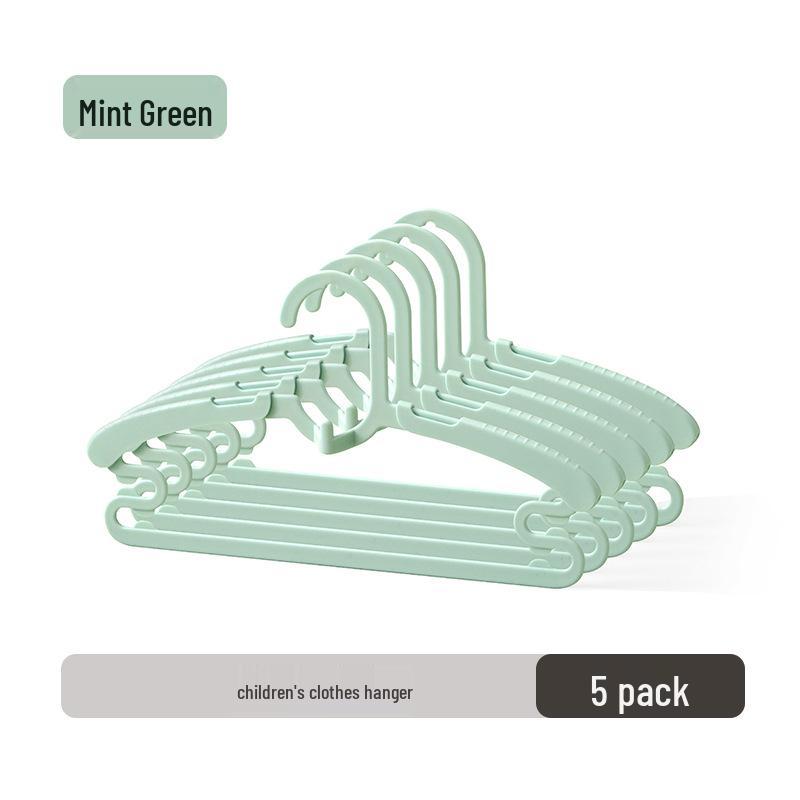 Adjustable Baby & Kids Clothes Rack with Trouser Clips and Small Hangers