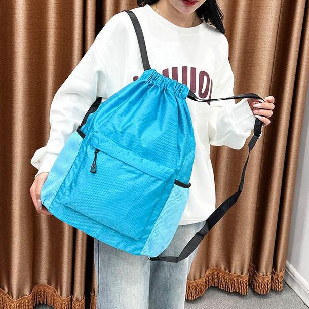 WTEMPO Outdoor Sports Bags Mommy Bags Large Capacity Lightweight Travel Backpack Couple Solid Color Versatile Zipper Backpacks