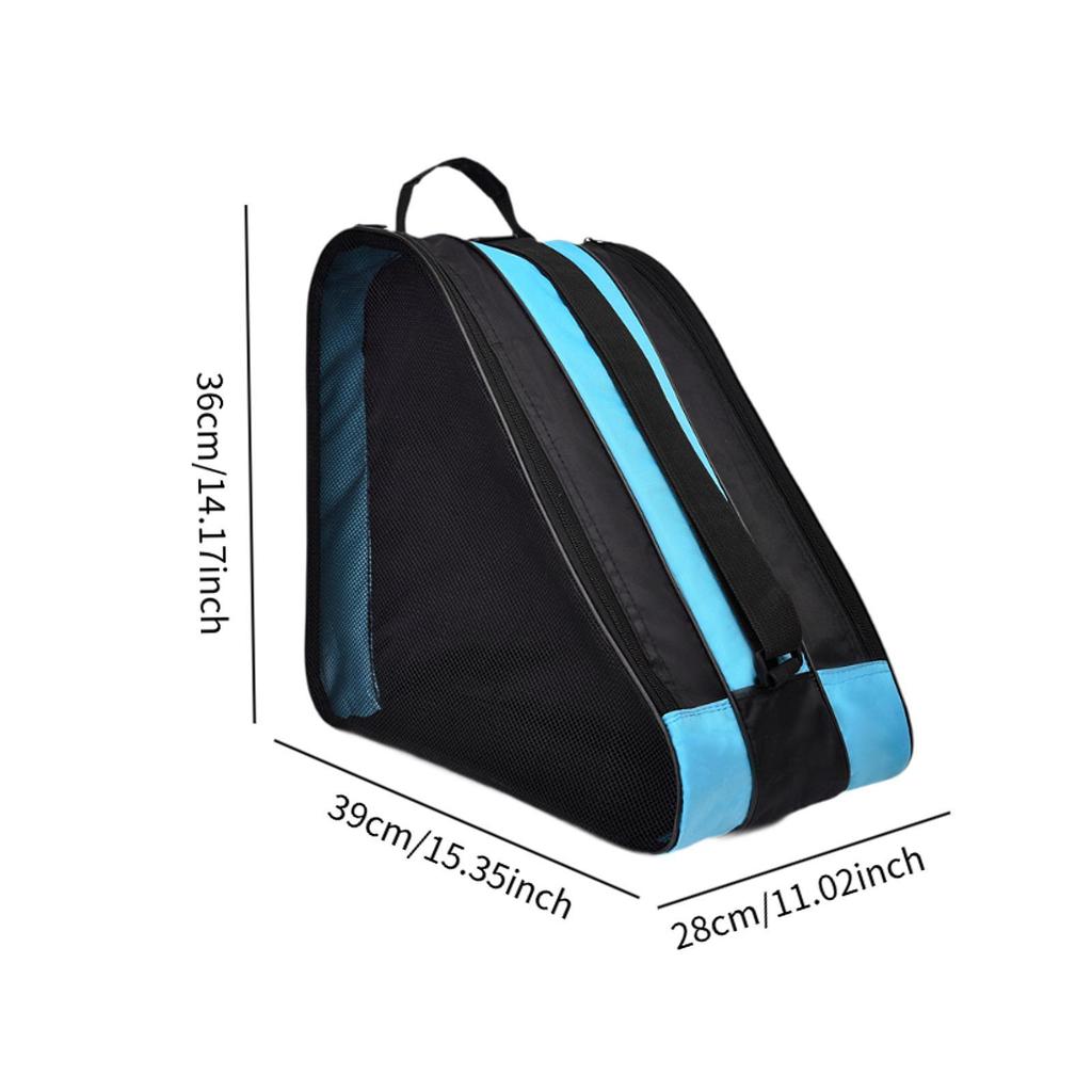 Rollschuhtasche mit verstellbarem Schultergurt Skates Tragetasche für Sport Eishockey Skates Skates Eiskunstlaufschuhe Reise