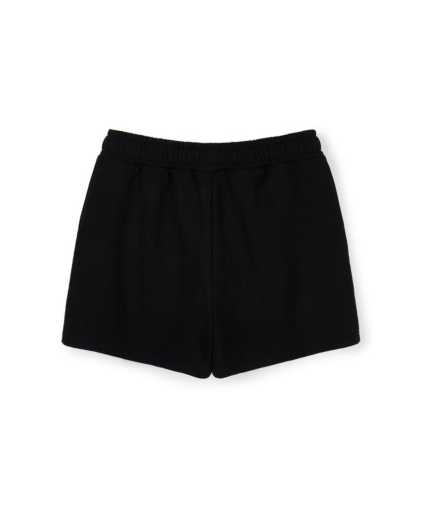 Leubase Classic Logo Sweat Shorts_Black