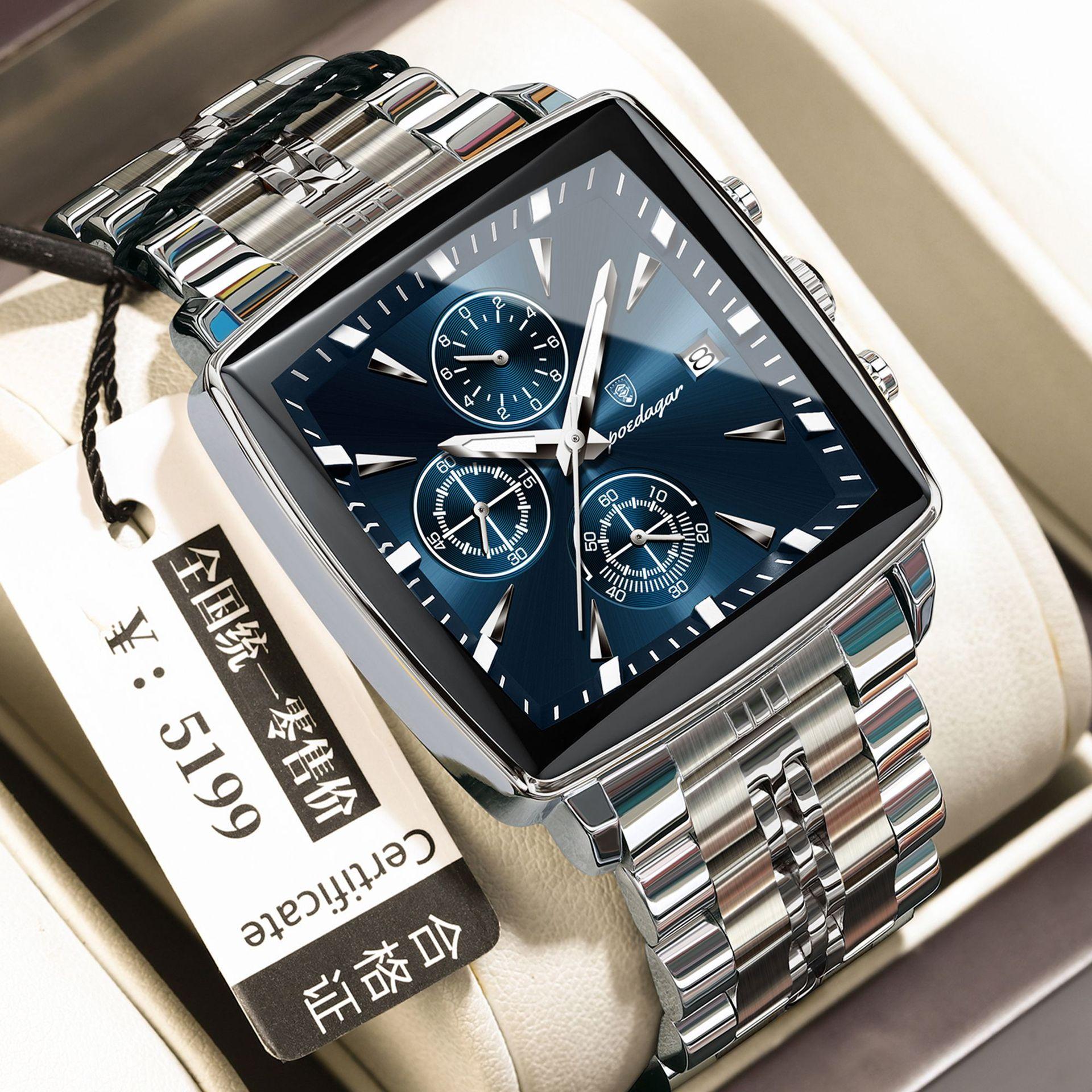 Multifunctional Timing Business Men S Watch Quartz Watch