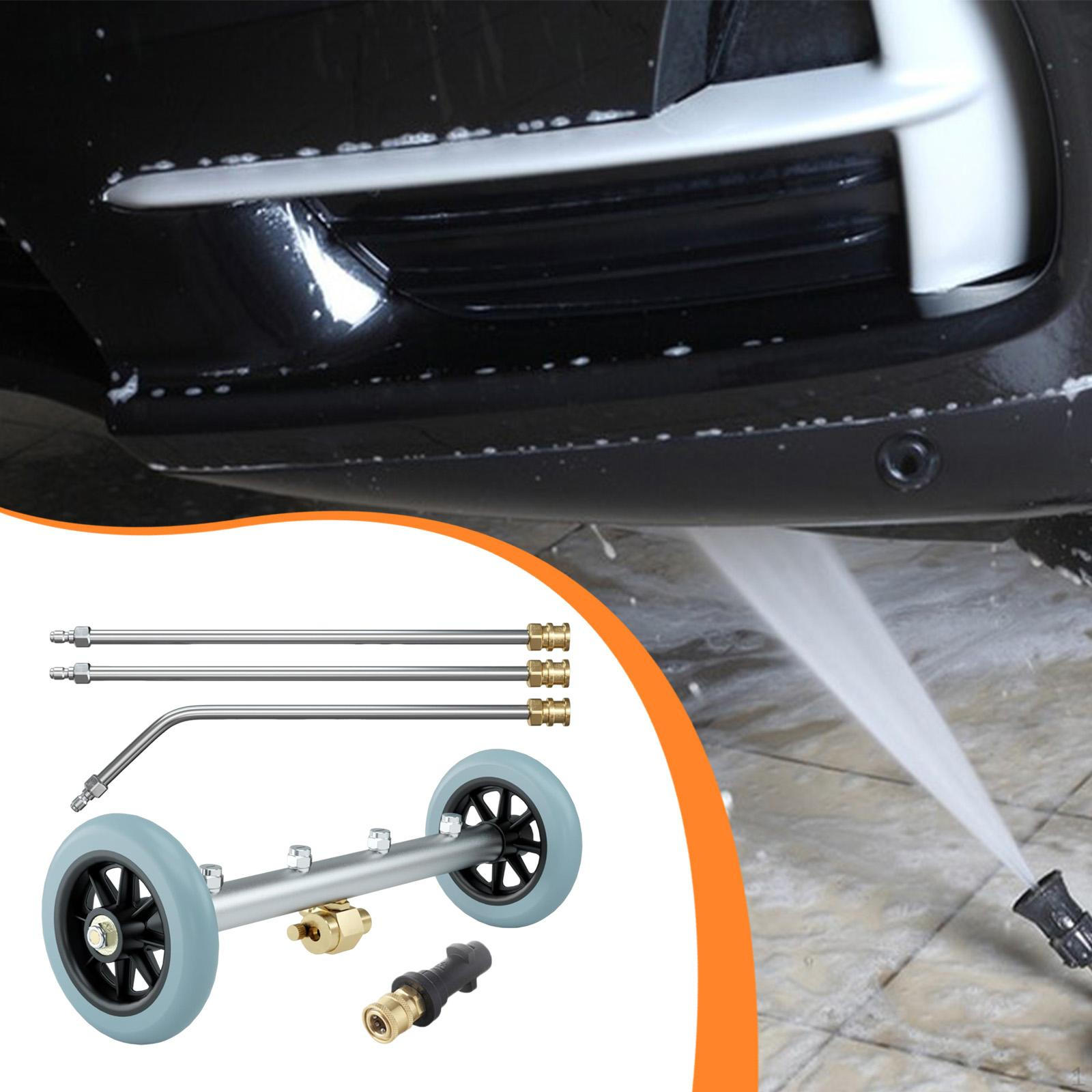 Pressure Washer Undercarriage Cleaner Underbody Car Wash Water Broom Accessories