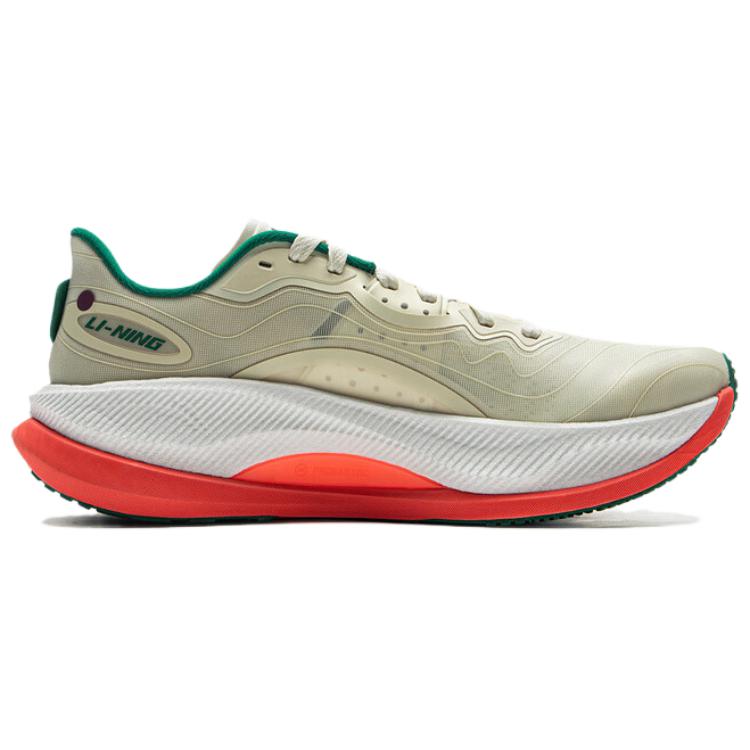 Li Ning Yueying 4 PRO Tlumení, Odolné proti opotřebení Nízké neformální běžecké boty Pánské Krémově žluté ARHV007-11