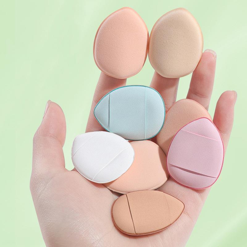 1/3/5pcs Mini Size Professional Cosmetic Cushion Puff  Concealer Foundation Detail Finger Puff Set Makeup Sponge Beauty Tool