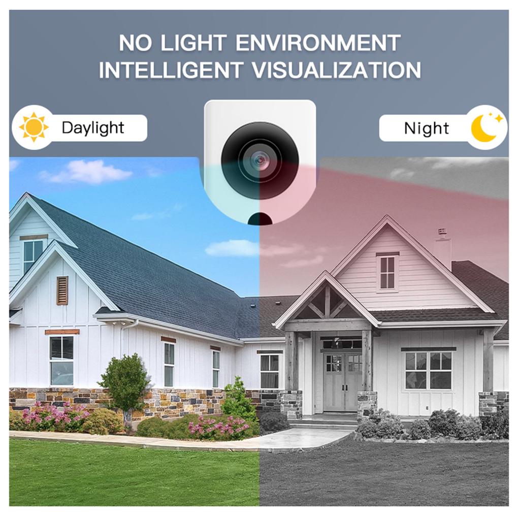 2.4G Wireless Video Doorbell Camera with Display Screen 4.3 Inch IPS Screen Video Door Phone Camera Kits Night Viewing