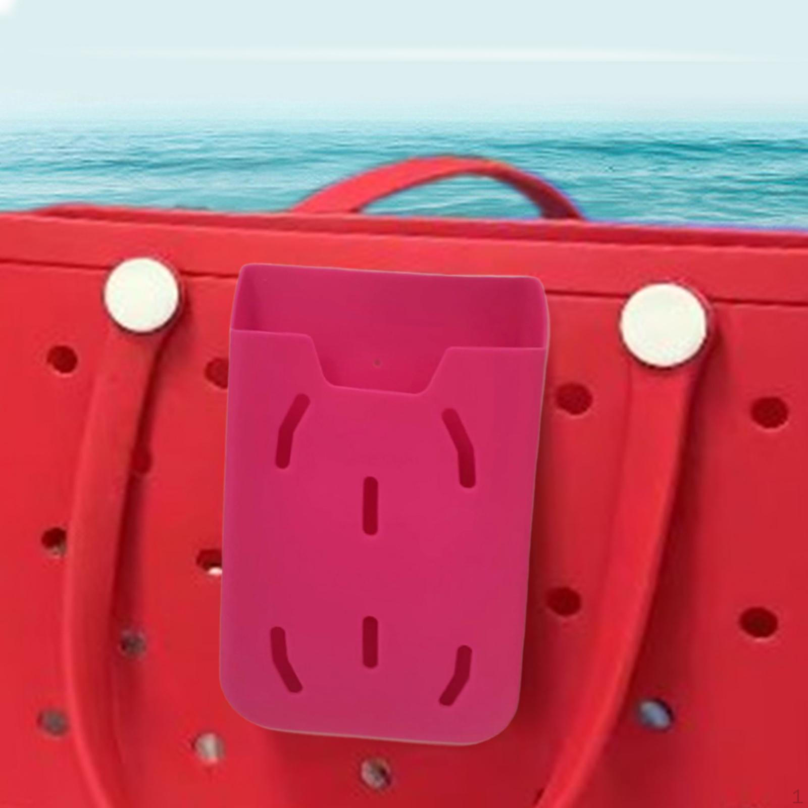 

Тримач для телефону для сумки з отворами рожевий червоний колір