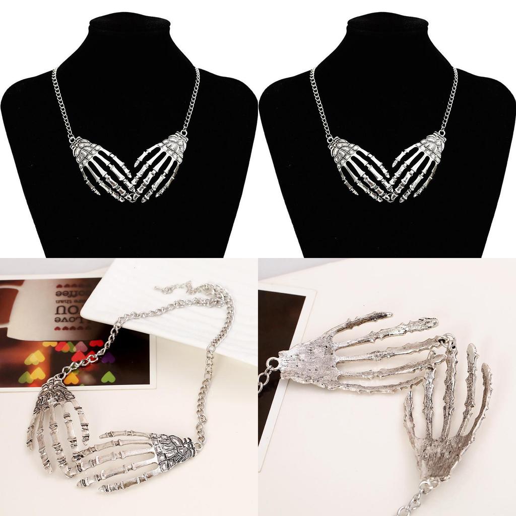 Punk Jewelry Skull Electroplating For Halloween Cosplay Decoration Accessories