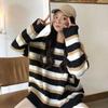 WTEMPO Women Large Size O-Neck Sweaters Loose Autumn Winter Versatile Long Sleeve Short Knitted Pullover Casual Bottoming Sweaters