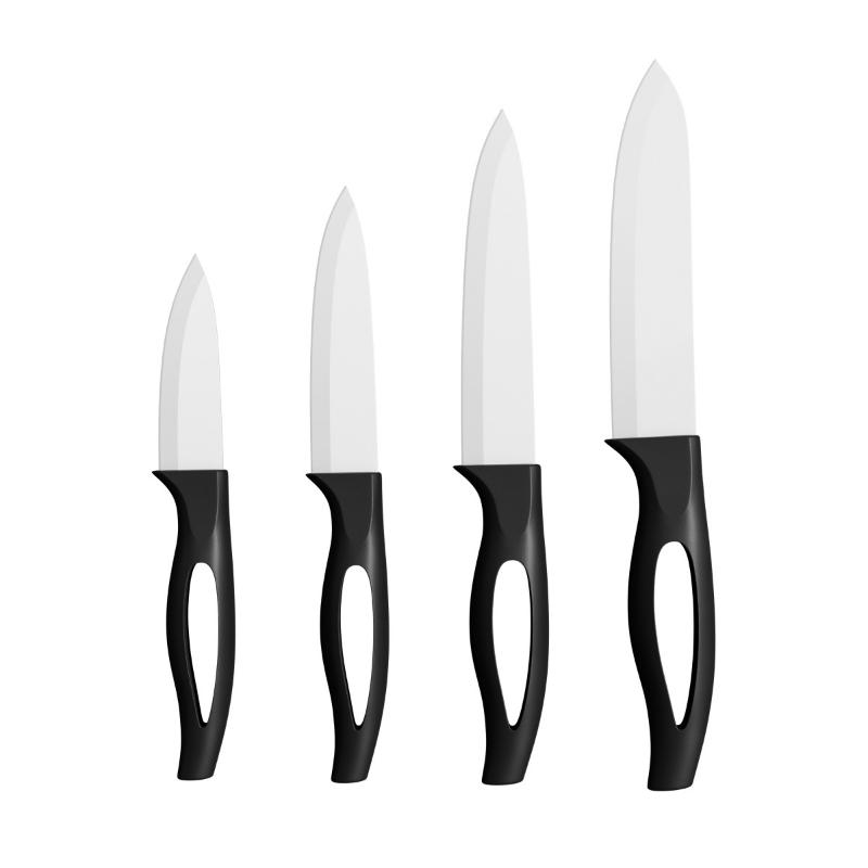 Ceramic Fruit Knife for Kitchen 3 4 5 6 Inch Chef Knife with Sheath Utility Slicing Cooking Tool for Vegetable Rustproof Zirconig