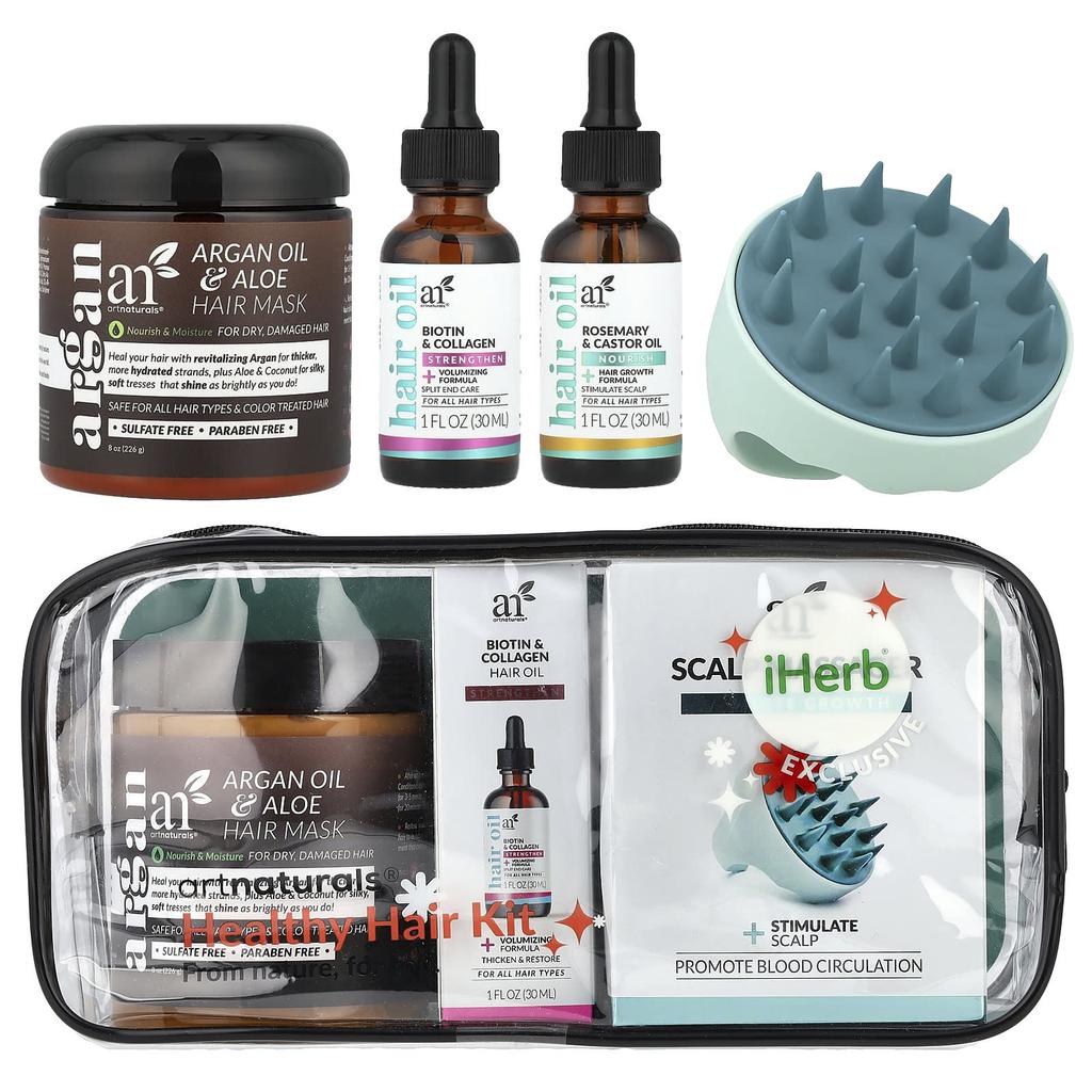 Iherb Exclusive, Healthy Hair Kit, 5 Piece Set