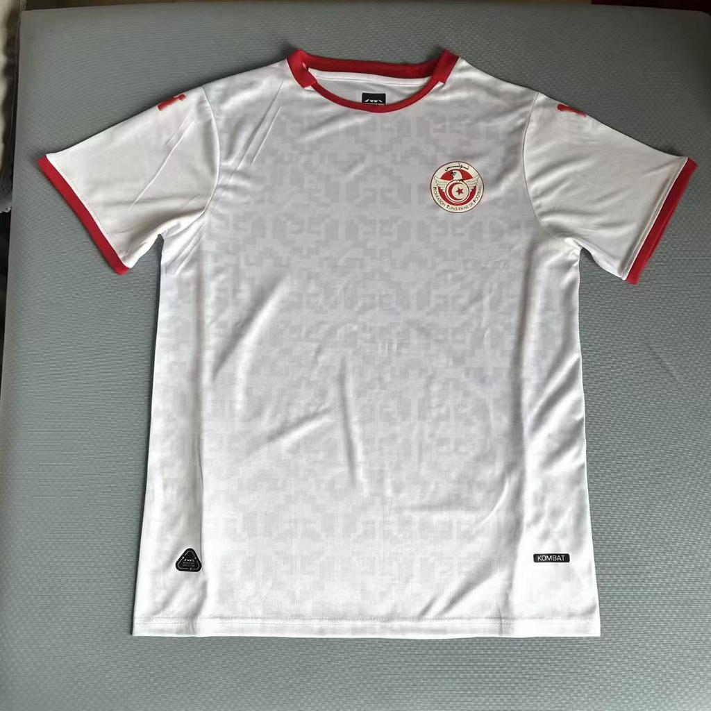 2526 Versiune Fan Tunisia: Tricou cu mânecă scurtă, cu uscare rapidă și respirabil, pentru Acasă, Deplasare, A Doua Deplasare și Antrenament