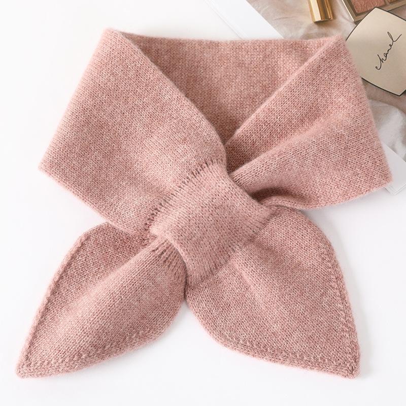 New fashion pure wool girls small scarf fashion age reduction temperament small scarf scarf scarf female student small scarf