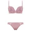 AMOSTYLE BY Triumph Entry Collection Cup Bra Panty Set M005 C65M 3/4 & (Romantic Bouquet) Women's (Red)