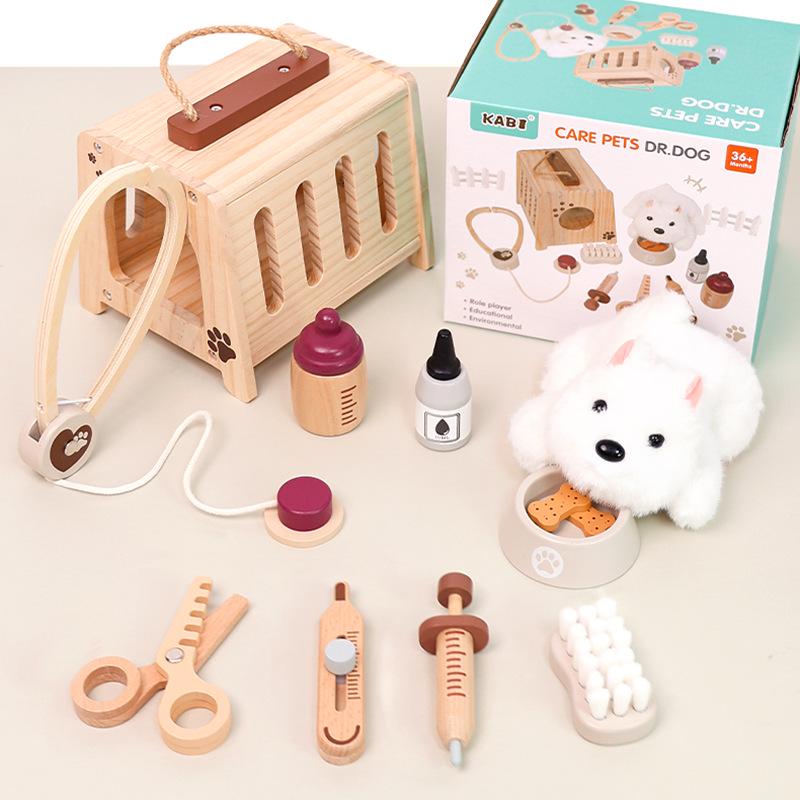 Children s Wooden Medical Kit: Educational Role-Playing Doctor Toy