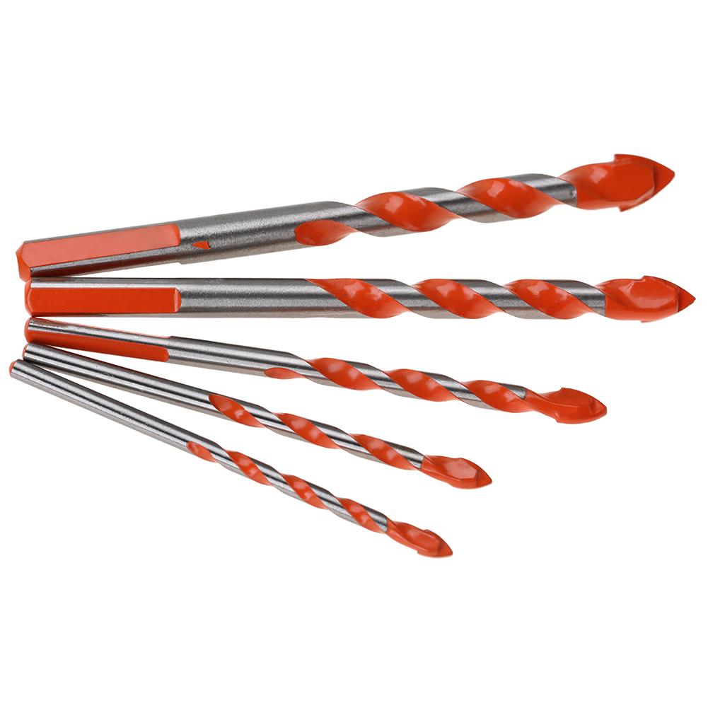 5pcs Handle Multifunctional Alloy Drill Bits for Hand Electric Drill 4-10mm