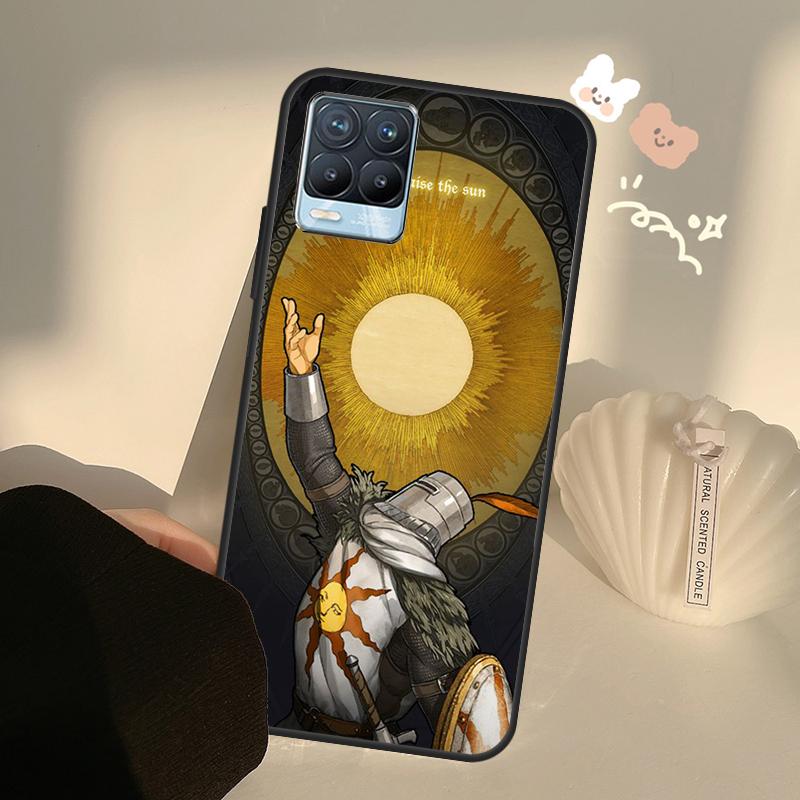 Praise the Sun Dark Souls Case For OnePlus 10 9 Pro 8T 9R Nord2 Cover For Realme GT Neo 2 3 GT Master 8i 9i 8 Pro