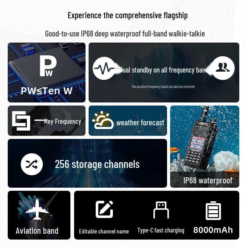 KSUN TFSI UV65P Outdoor Two-Way Radio (CN version)