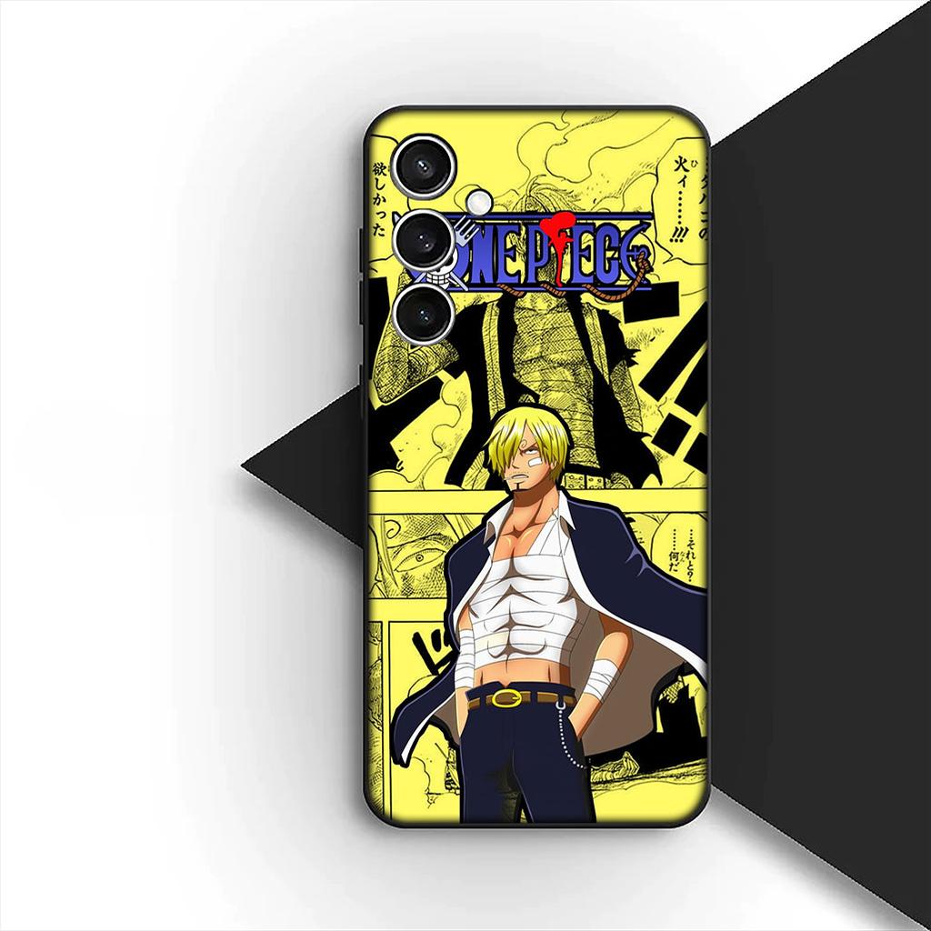 Cover for Samsung Galaxy A35 A36 A55 A26 A05 A06 A14 A50 A51 A53 A54 A12 A13 A23 Phone Case Sanji Roronoa Zoro One Piece Luffy