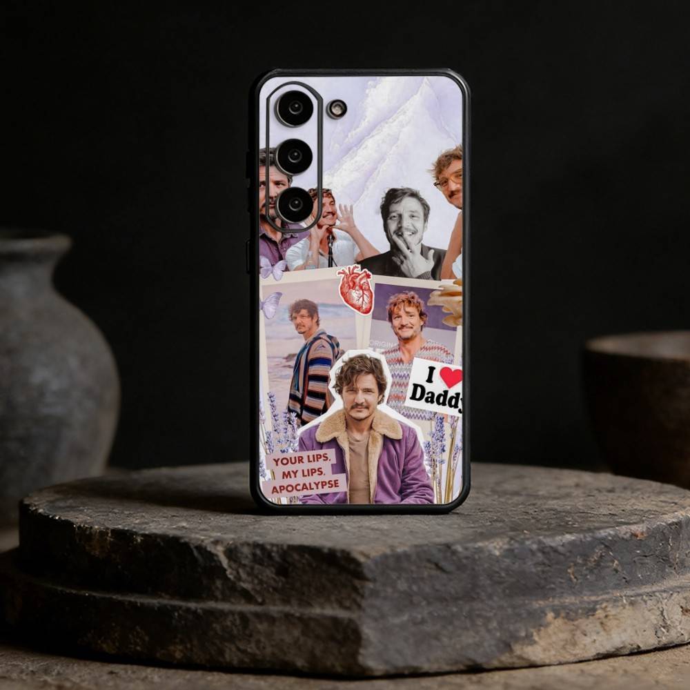 Pedro Pascal Phone Case For Samsung Galaxy A13,21s,22,31,32,52,53,71,72,73,Soft Black Cover
