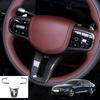 For Genesis G80 RG3 2025 2026 Car Round Steering Wheel Switch Button Cover Panel Frame Trim Accessories LHD/RHD