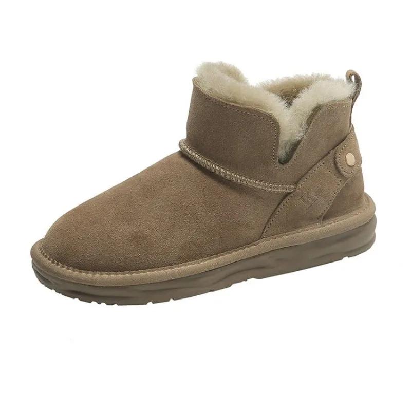 New Classic Thickened Fluff Women's Snow Boots Comfortable Warm Ankle Boots Women Winter Ladies Shoes Chunky Botas Mujer