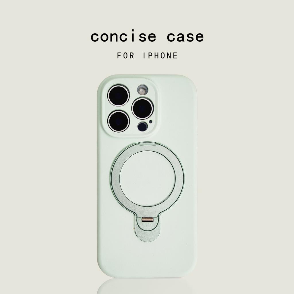 Applicable to iPhone11promax mobile phone liquid silicone Apple 11 magnetic suction rotating bracket 11 lens all-inclusive