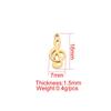 Stainless Steel Music Note Pendant for DIY Bracelets & Necklaces