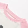 MQD Girls' Summer Cartoon Raglan Sleeve T-shirt