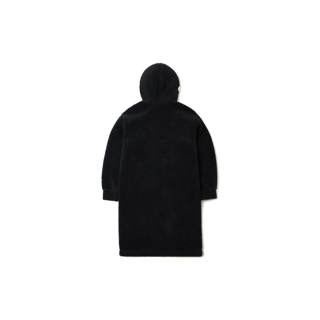 MLB New York Yankees Buchstabe Handtuch Bestickt Lässig Mittellang Lammfelljacke Unisex Jacken Schwarz 3AJPF2816-50BKS