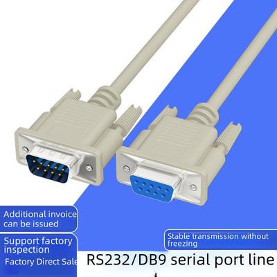 Câble Série DB9: RS232 9 broches Mâle/Mâle vers Femelle/Femelle pour Connexion de Données de Machine de Gravure