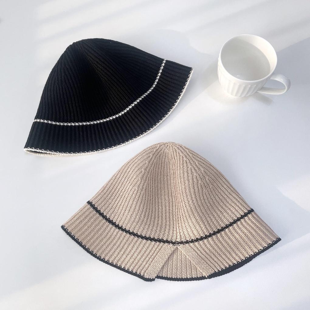 Men's and Women's Daily Bucket Hat Spring Knit Bucket Hat