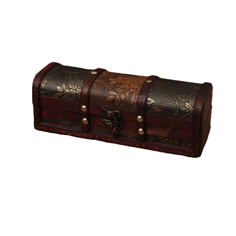 Hairpin Retro Style Storage Box With Artistic Pattern For Home And Decor Office