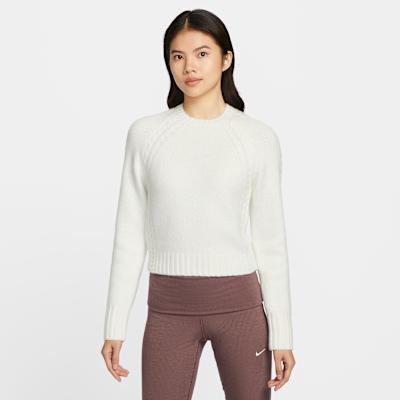 Nike Sportswear Sweaters Women s Canvas White/Black Crew Neck Moderate S