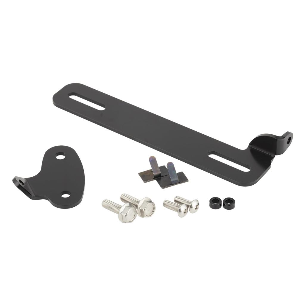 Kijima Motorcycle Parts Dash Cam Brackets, Front and Rear Set, Steel, Black, for CBR650R ('19-)/CBR400R ('19-), 304-5183