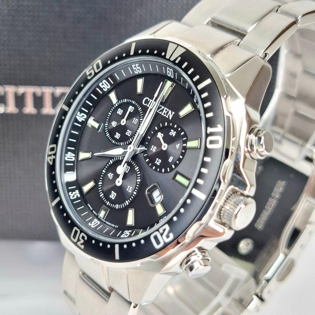 Used Good condition box frame CITIZEN Citizen Alterna Chronograph Solar