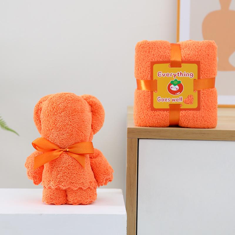 Customized Little Bear Towel Souvenir - Perfect for Weddings, Kindergarten Gifts, or Special Occasions.