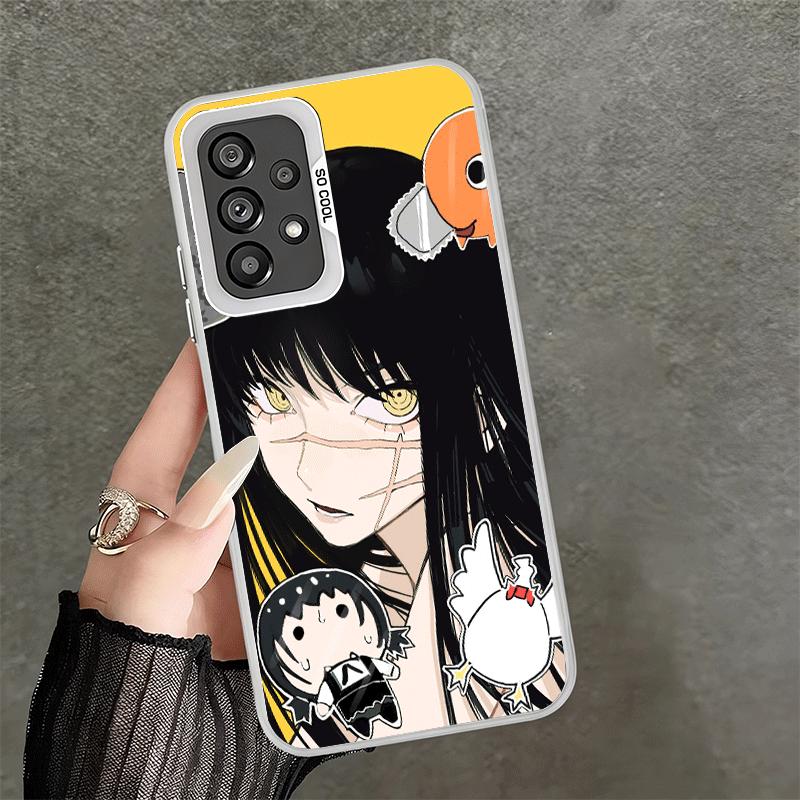 Anime Character Yoru War CSM Soft Phone Case for Samsung A17 A16 A15 A14 A13 A57 A56 A55 A54 A53 A37 A36 A35 A34 A33 A26 A25 A24