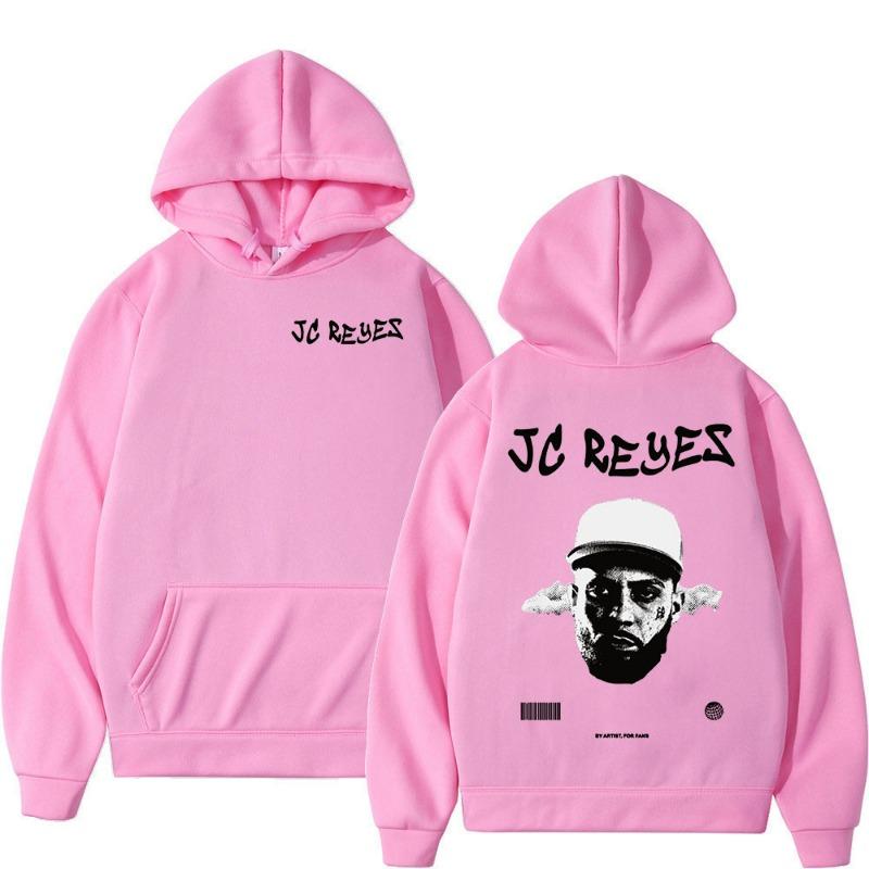 Rapper Jc Reyes Hoodies Men's Women Clothing Fashion Hip Hop Pullovers Casual Fleece Oversized Long Sleeves Hooded Sweatshirts