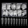 500Pcs Frosted False Nail Tips Half/Full Cover False Nail Tips Artificial Nail