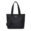 Large Capacity Shoulder Bag Solid Color Tote Bag Student Handbag
