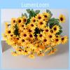Helianthus Annuusr Artificial Flower Bouquet With Silicone Material For Home Decor And Wedding Centerpieces