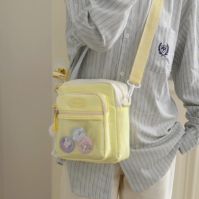 Transparent new student messenger bag girl student small satchel trendy student backpack Comic-Con personalized mobile phone bag